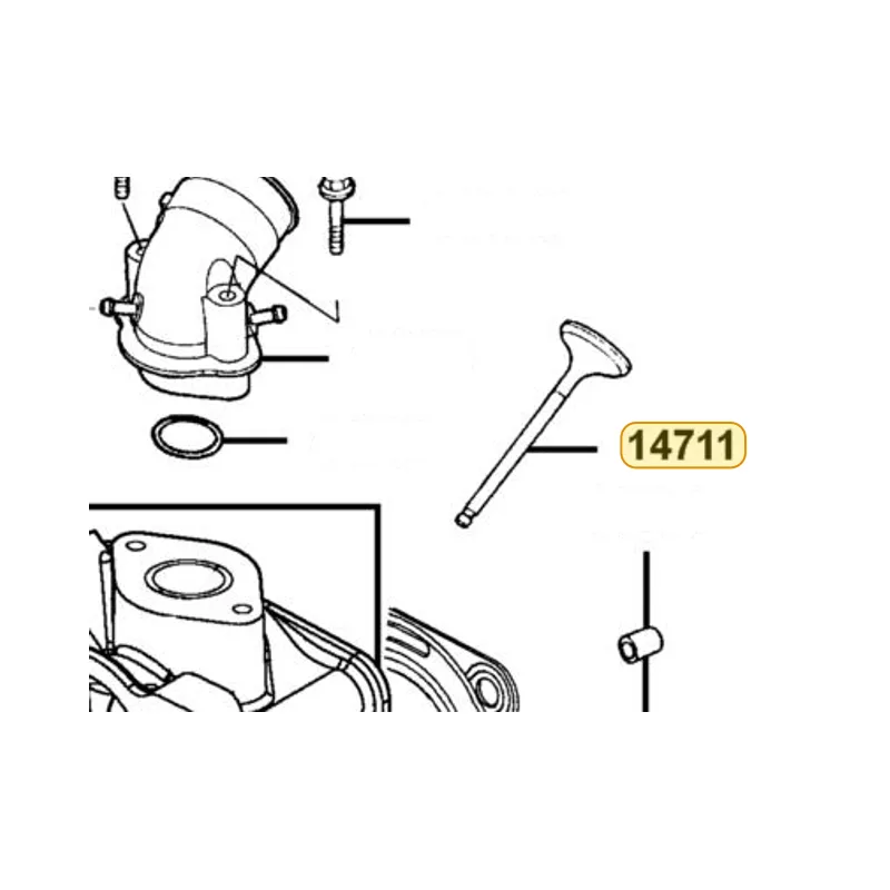 14711-KEBE-900 VALVE INLET — diagram cutout