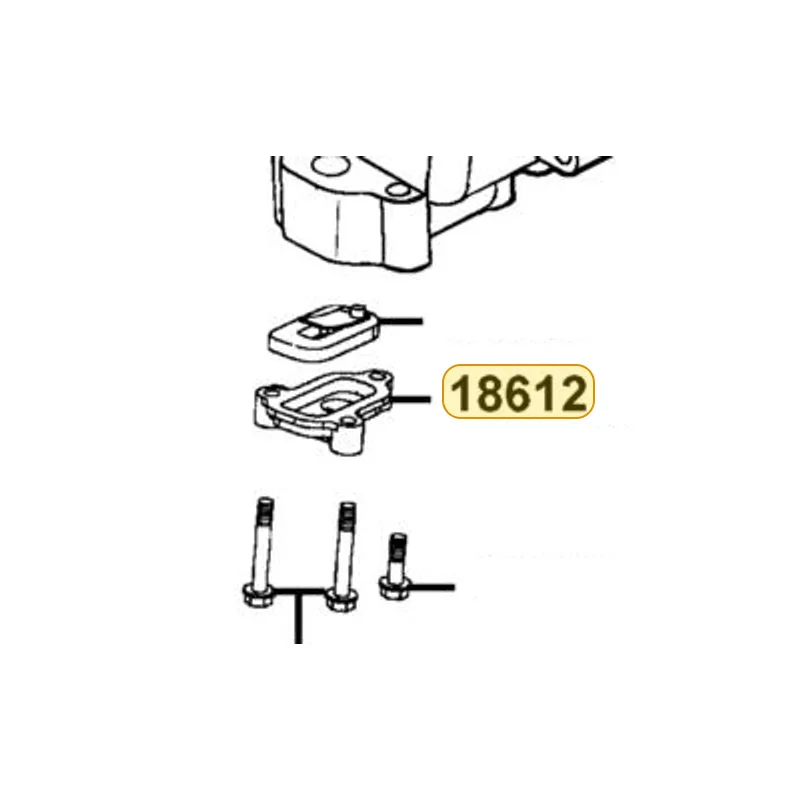 18612-KEBE-900 COVER REED VALVE — diagram cutout