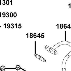 18645-GFY6-941 GASKET A/I PIPE — diagram cutout