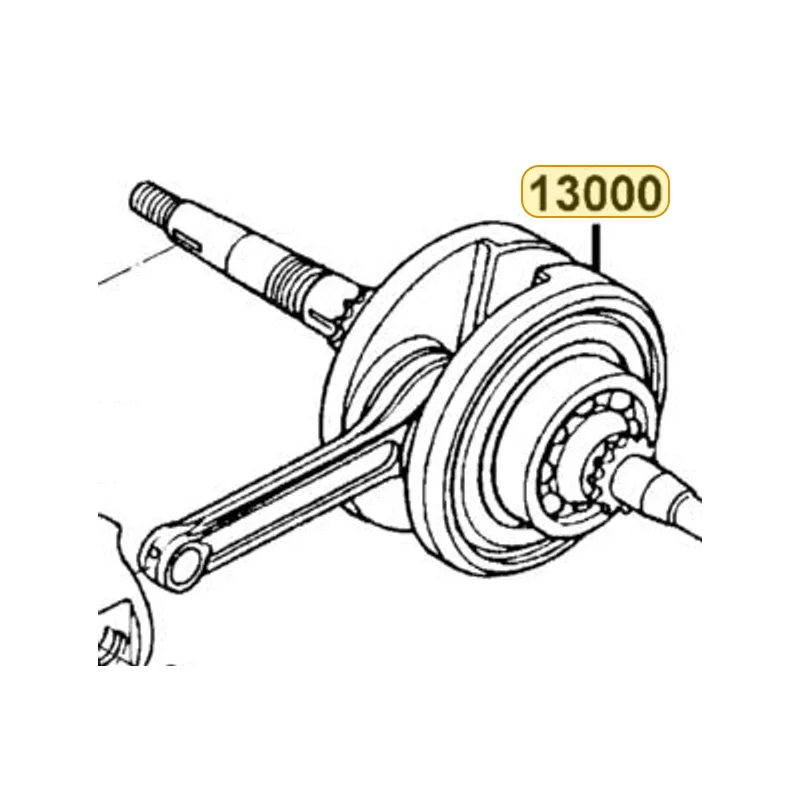 13000-KFC8-900 CRANK SHAFT COMP — diagram cutout