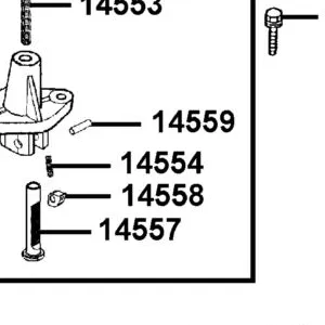 14554-KAM1-004 SPRING RATCHET — diagram cutout