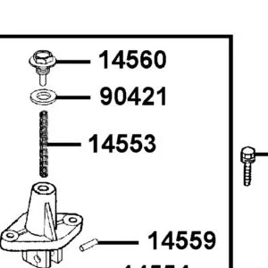 14560-KGBG-900 PLUG COMP ADJUSTER — diagram cutout