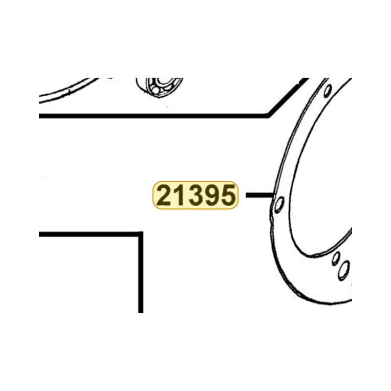 21395-LEA5-E00 GASKET MISSION CASE A — diagram cutout