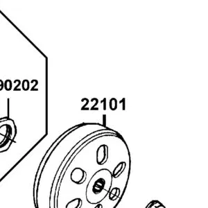 22101-KEBE-900 OUTER CLUTCH — diagram cutout
