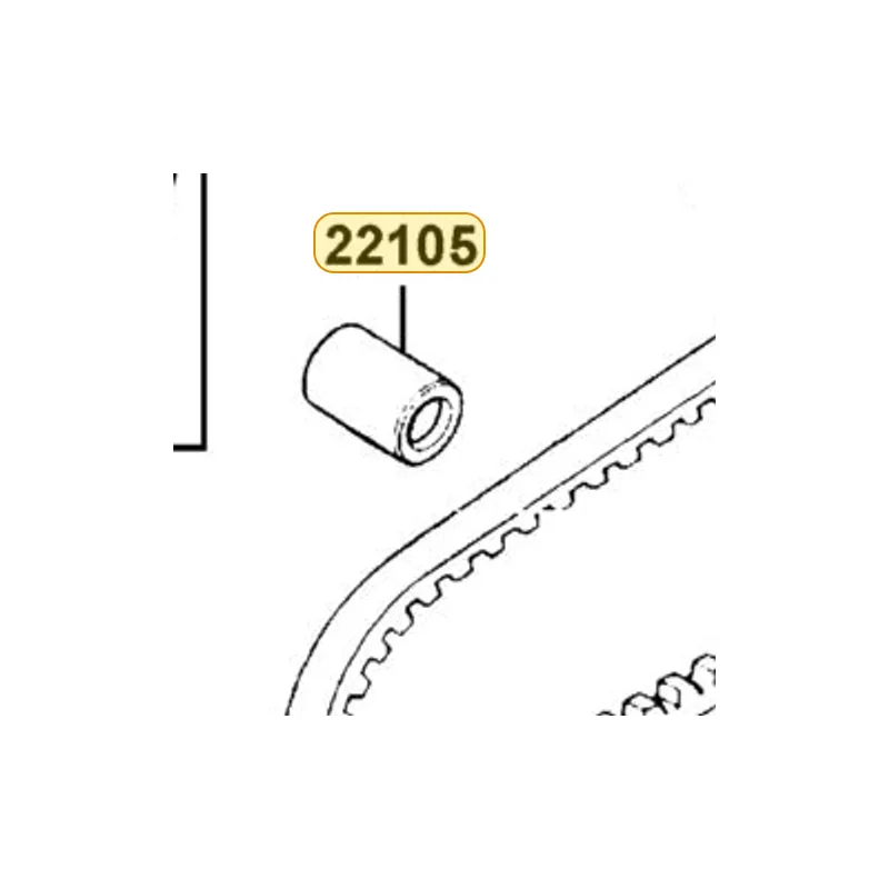 22105-KHD4-E00 BOSS DRIVE FACE — diagram cutout