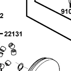 22132-KGN7-305 PIECE SLIDE SET(1SET:3PCS) — diagram cutout