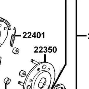 22350-KGN7-671 PLATE COMP DRIVE — diagram cutout