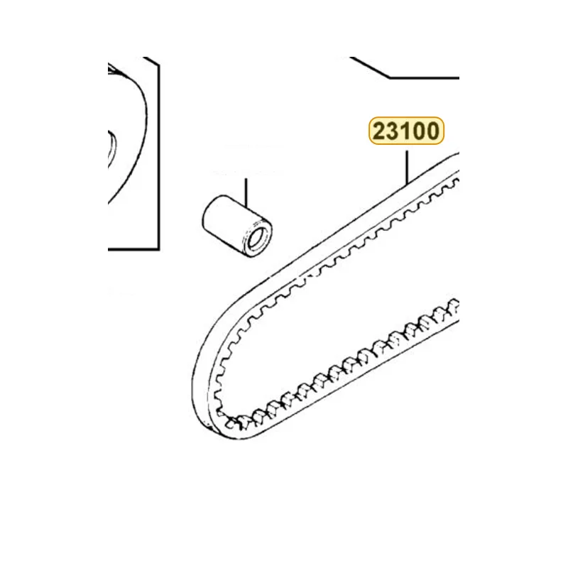 23100-KKC2-900 BELT DRIVE — diagram cutout