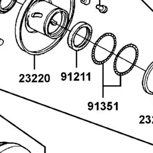 91211-KEBE-900 SEAL DRIVEN FACE 34X41X4