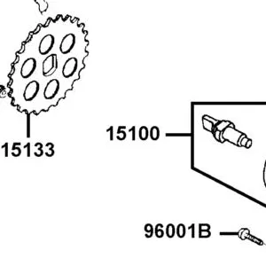 15100-KEBE-900 PUMP ASSY OIL — diagram cutout