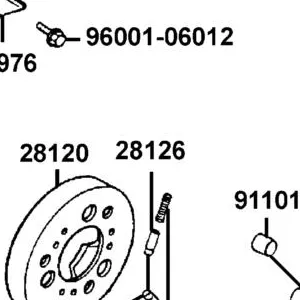 28126-KUDU-900 CAP STARTING ROLLER SPRING — diagram cutout