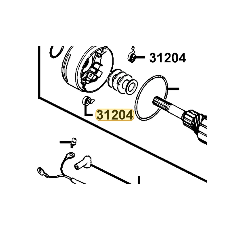 31204-KGN7-670 SPG CARBON BRUSH — diagram cutout