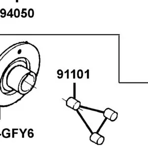 91101-1K79-711 ROLLER 10*10 — diagram cutout