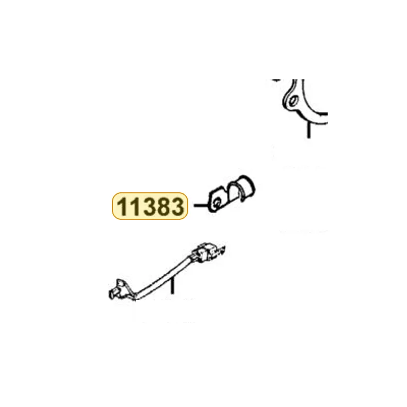 11383-KEBE-900 CLAMPER RR BRK HOSE — diagram cutout