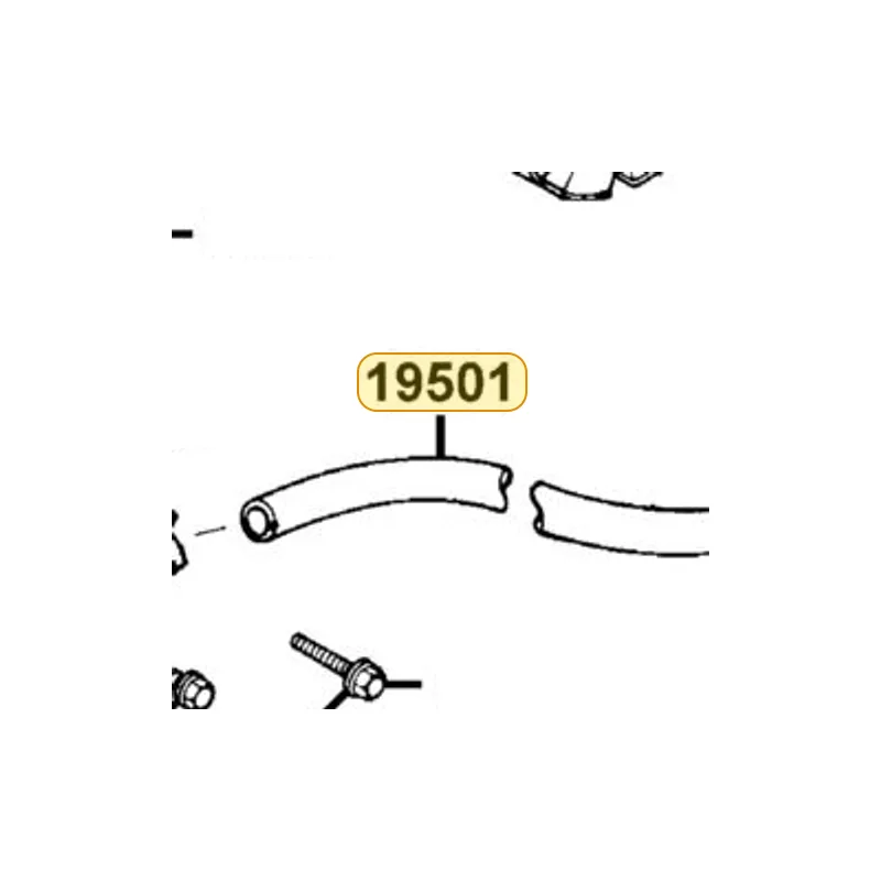 19501-KEBE-900 HOSE WATER A — diagram cutout