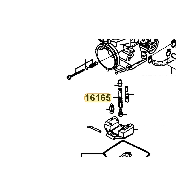 16165-KKJ9-003 NEEDLE JET HOLDER — diagram cutout