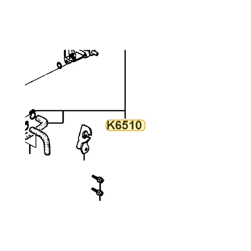 K6510-KBE-0100 A.C.V ASSY — diagram cutout