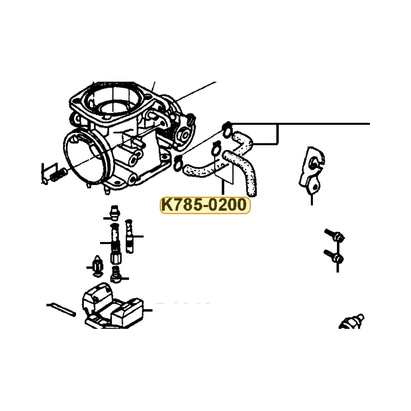 K785-KHD-0200 TUBE SET — diagram cutout