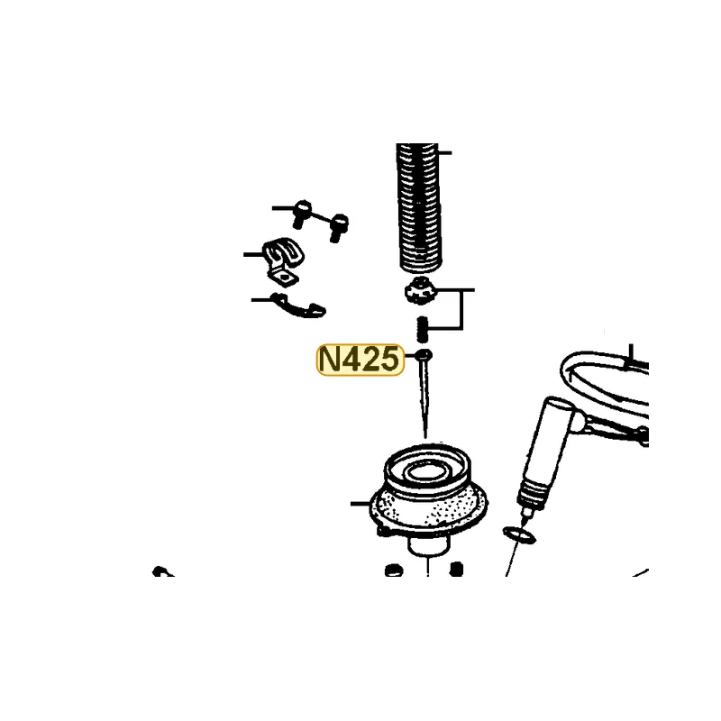 N425-9ZA00 JET NEEDLE COMP — diagram cutout
