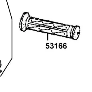 53166-KNBN-911-N1R GRIP L HANDLE (Black) — diagram cutout