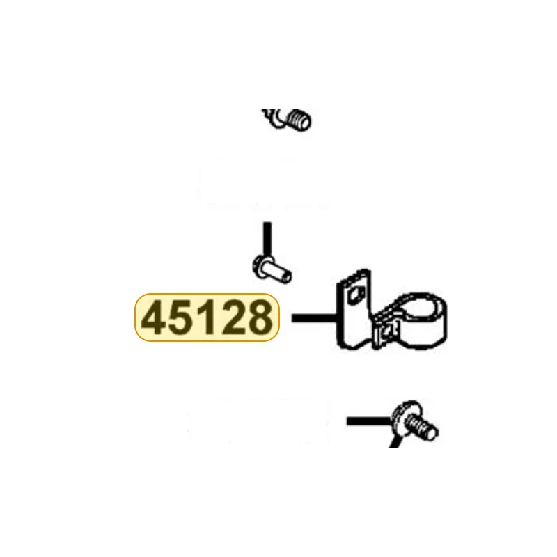 45128-KEBE-900 CLAMPER FR BRAKE HOSE — diagram cutout