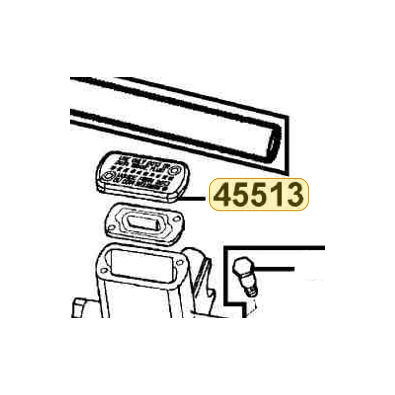 45513-KHD4-B00 CAP MASTER CYLINDER — diagram cutout
