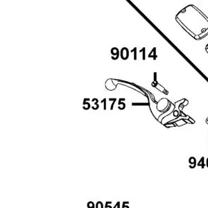 53175-KFA5-E10-M3A LEVER R STRG HNDL — diagram cutout
