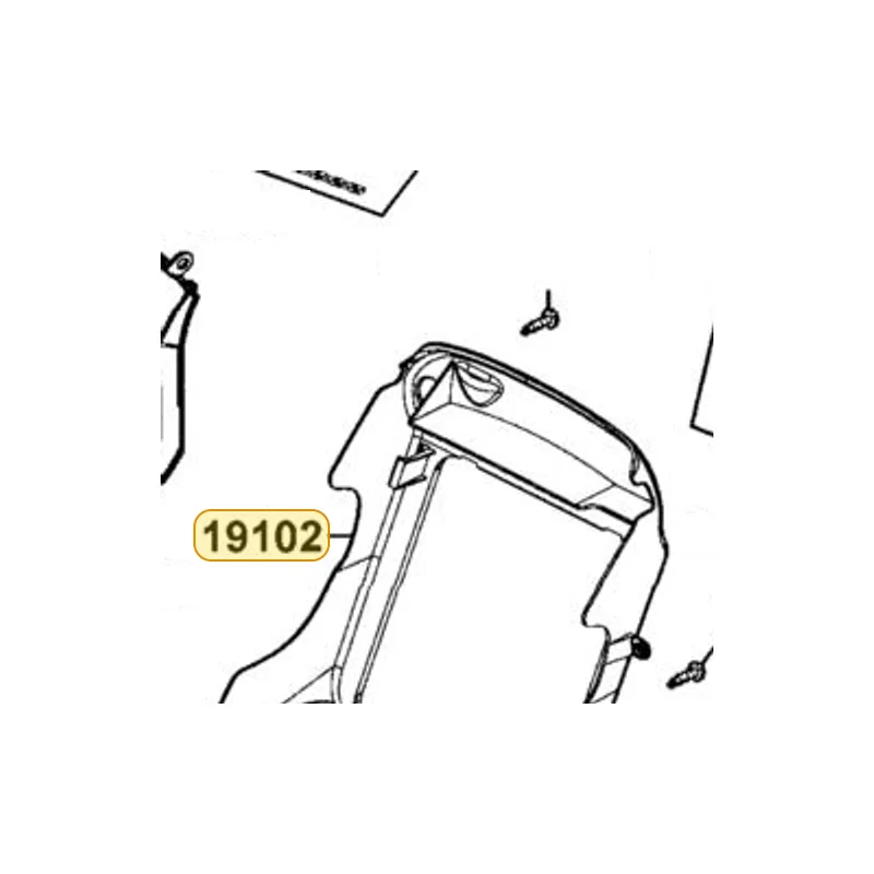 19102-KHE7-900 DUCT COOLING AIR — diagram cutout