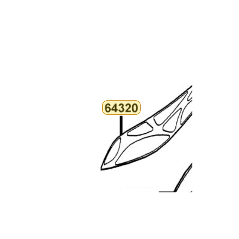 64320-KHD8-900-N1R MAT R FLOOR (Black) — diagram cutout