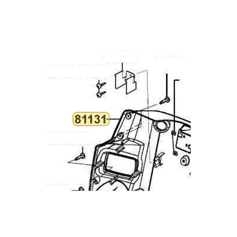 81131-KHD8-M30-N1R LEG SHIELD (Black) — diagram cutout