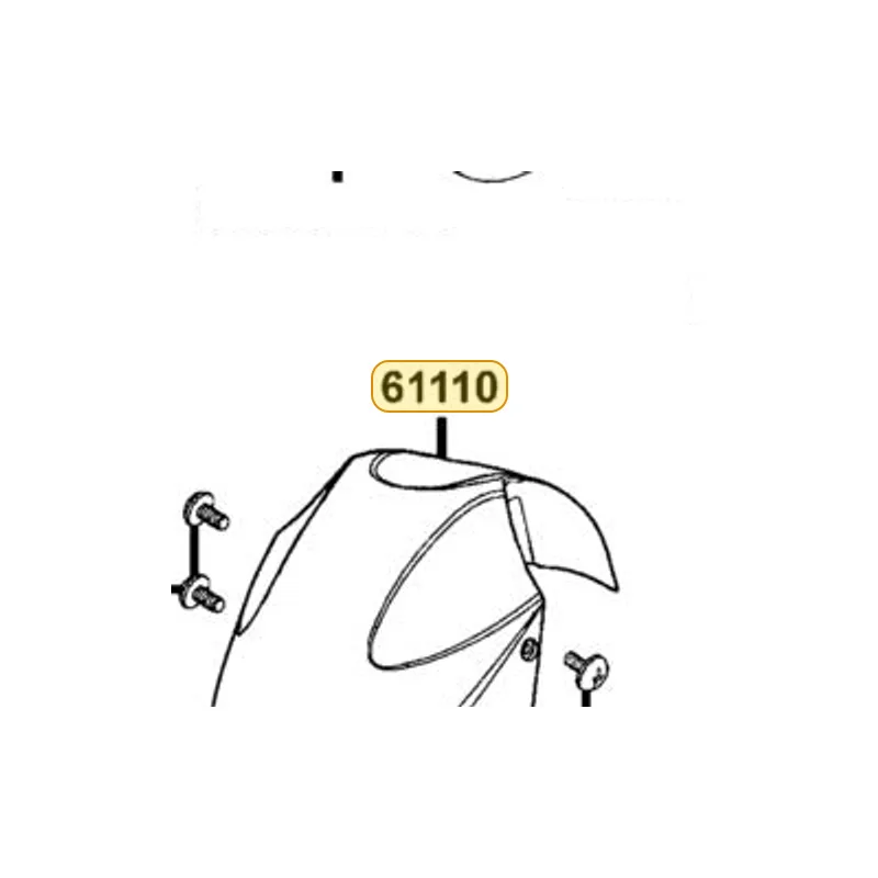 61110-KHD8-900-R1P FENDER FR **(1) C.2003.09.30 (Mat Silver Crystal) — diagram cutout