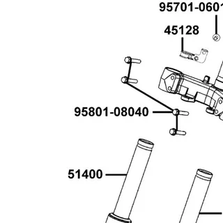 95801-08040-06 BOLT FLANGE 8*40 — diagram cutout