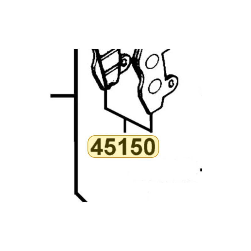 45150-LLB5-305 PAD COMP — diagram cutout