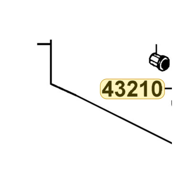 43210-KHD8-900 BRACKET RR C/P — diagram cutout
