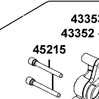 45215-KECE-900 PIN HANGER — diagram cutout