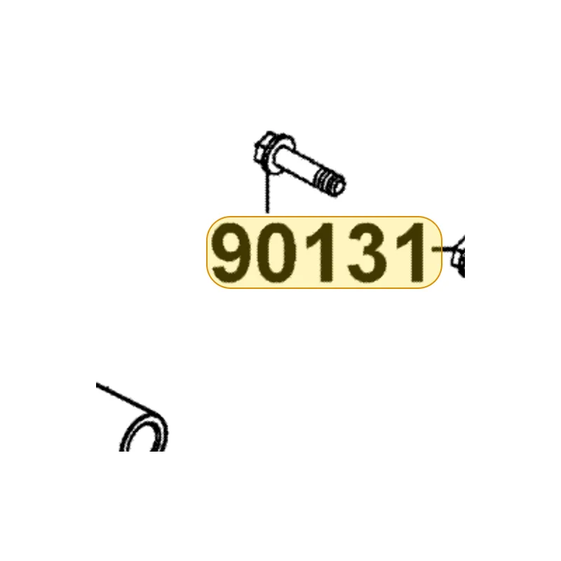 90131-GLW0-911 BOLT FLANGE 8*35 — diagram cutout