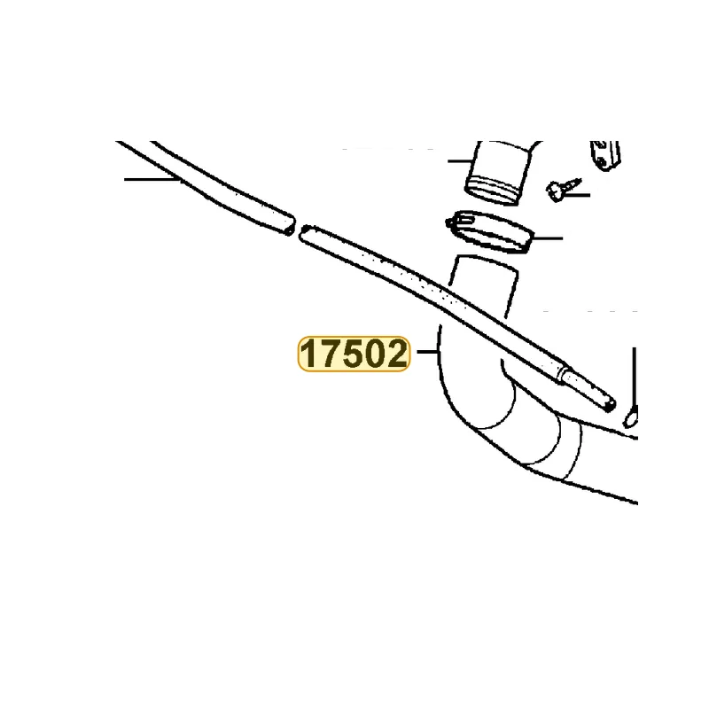 17502-KHD8-MY0 TUBE FUEL — diagram cutout
