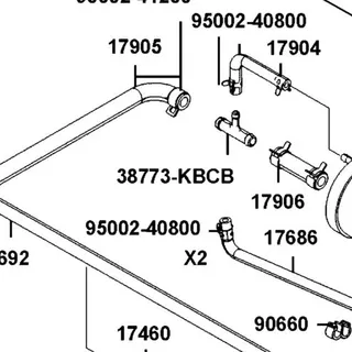 38773-KBCB-900 JOINT 3 WAY — diagram cutout