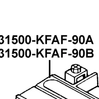 31500-KFAF-90A BATTERY YTX9-BS — diagram cutout