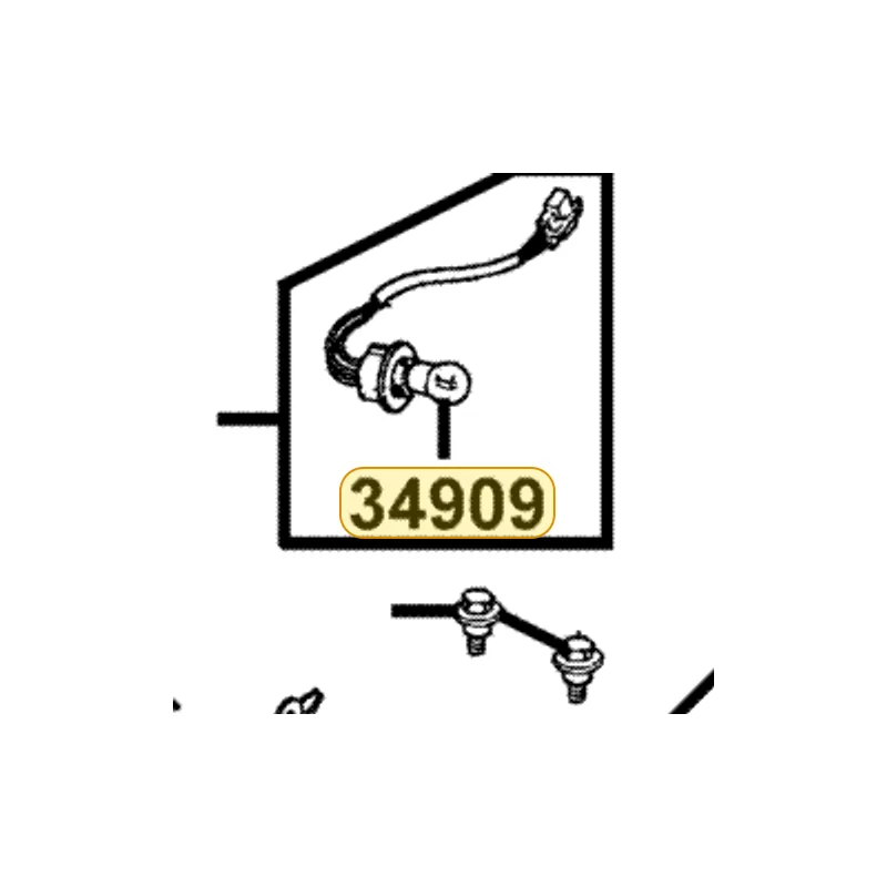 34909-KFBF-900 BULB WEDGE BASE — diagram cutout