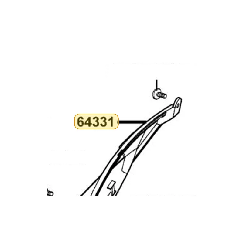 64331-KHD8-900-N4T COVER R TUNNEL — diagram cutout