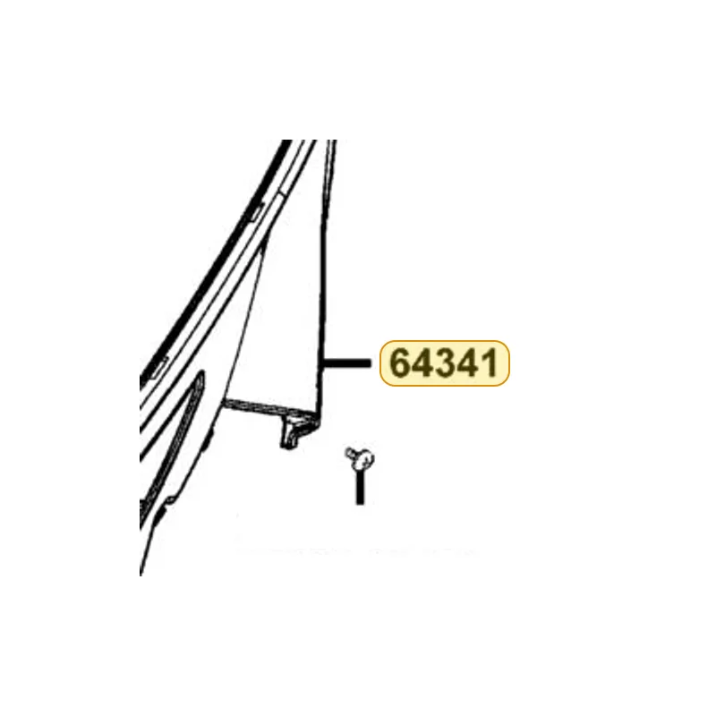 64341-KHD8-900-N4T COVER L TUNNEL — diagram cutout