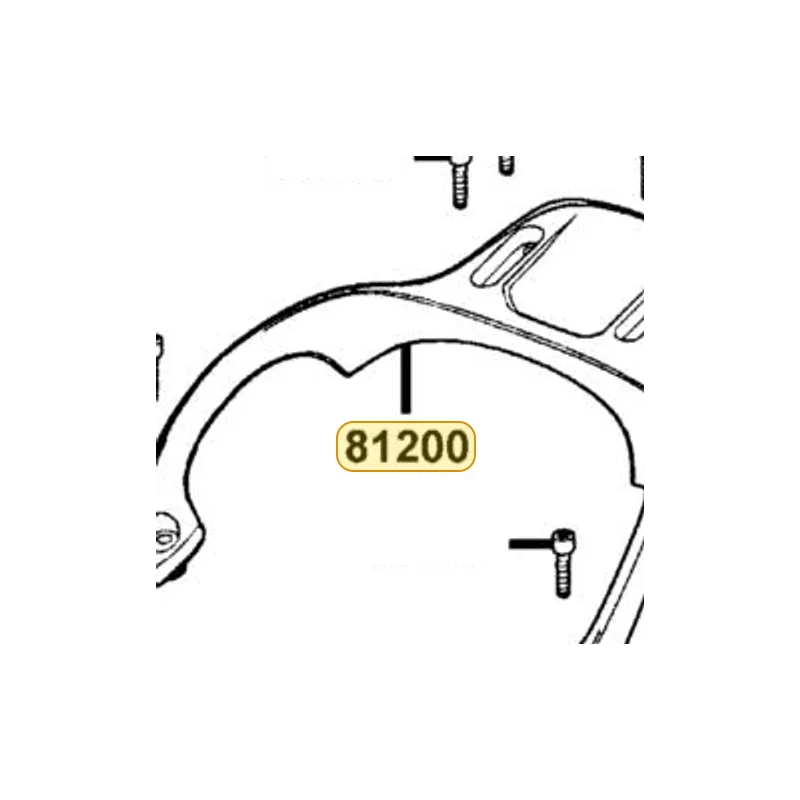 81200-KHD8-900-N8P CARRIER RR (Bright Silver) — diagram cutout
