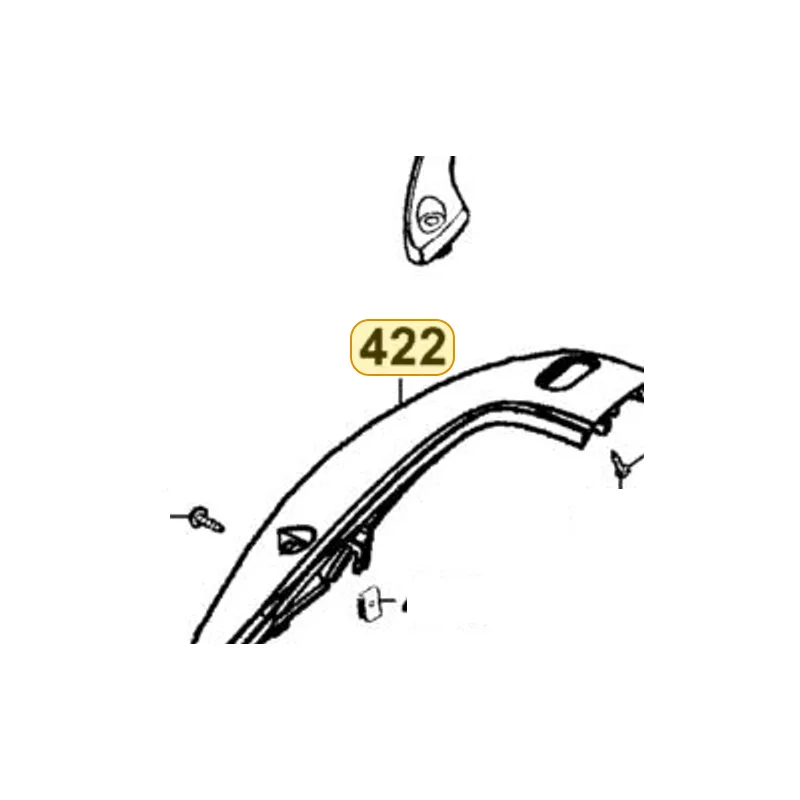 83500-KHD8-900-BAP COVER R BODY — diagram cutout