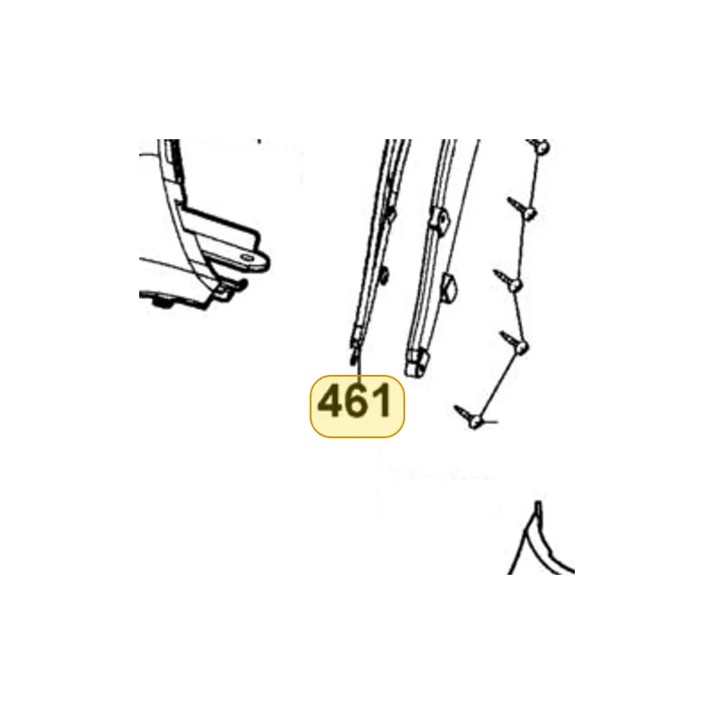 83501-KHD8-900-N1S GRILL R BODY COVER — diagram cutout
