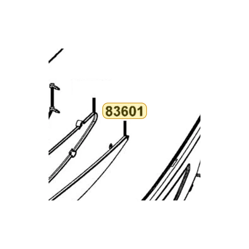 83601-KHD8-900-N1S GRILL L BODY COVER — diagram cutout