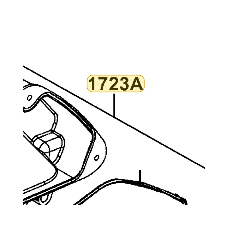 1723A-KHD8-900 CASE ASSY AIR/C — diagram cutout