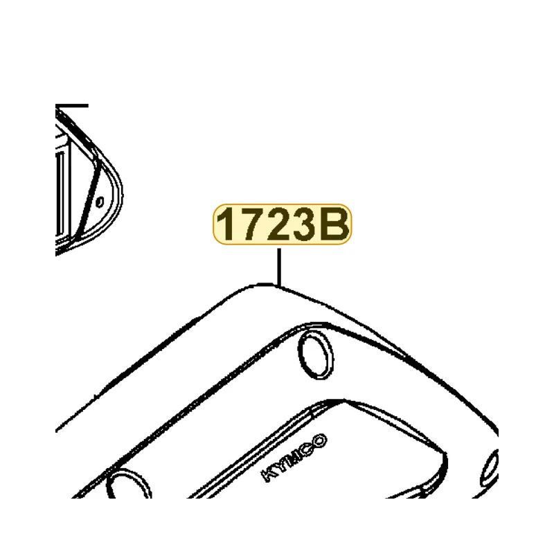 1723B-KHD8-900 COVER ASSY AIR/C — diagram cutout