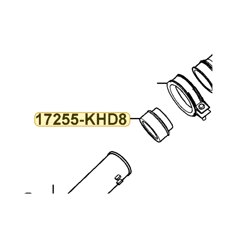 17255-KHD8-900 PLUG AIR/C DUCT — diagram cutout