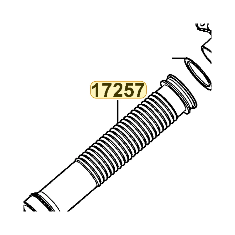 17257-KHD8-900 DUCT AIR/C COVER — diagram cutout